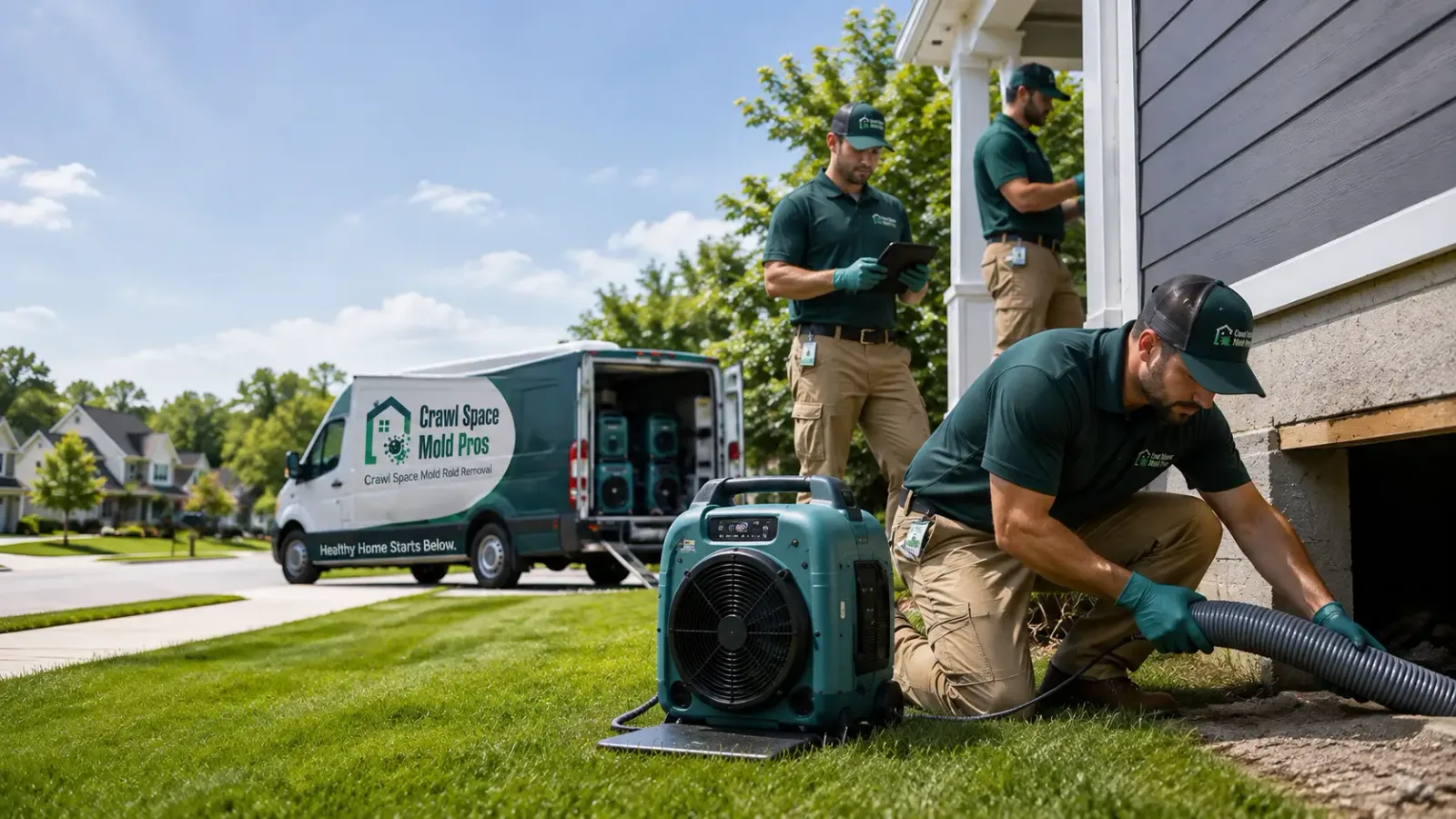 Crawl Space Mold Removal in Redmond, OR
